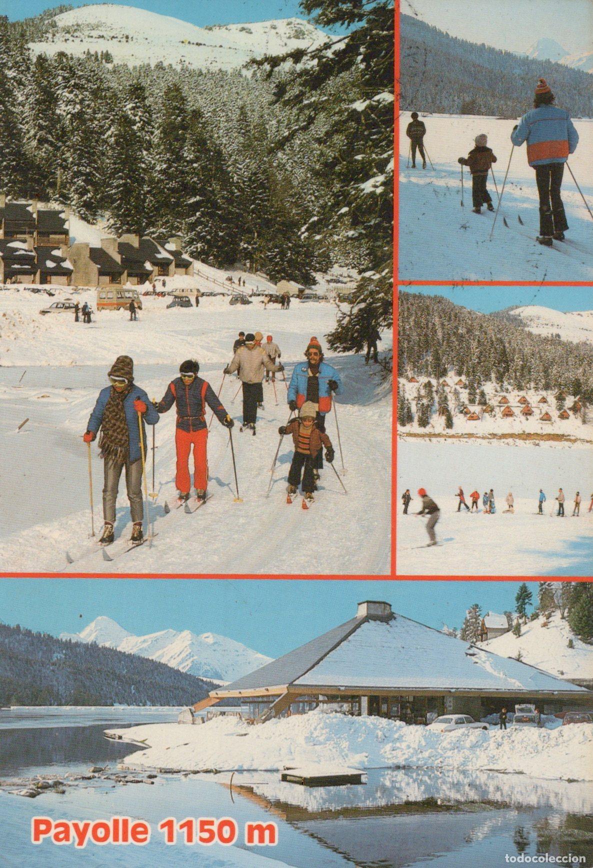 Postkarten: France Payolle Ski de Fond Lac Gel&eacute; Paysage Hivernal *YAG381
