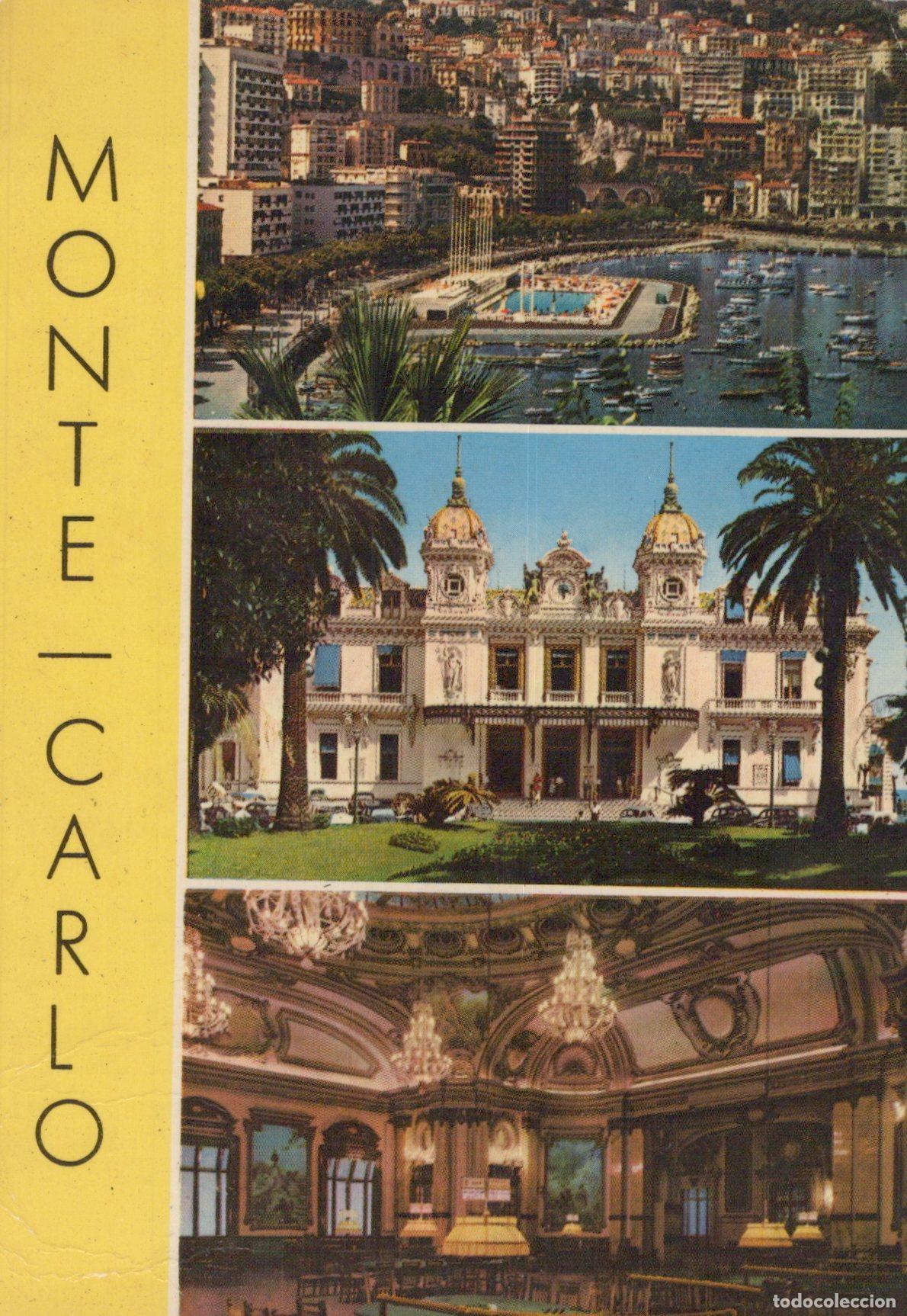 Postkarten: Monaco Monte Carlo Principaut&eacute; de Vue Ville Casino Port Int&eacute;rieur *YAG229