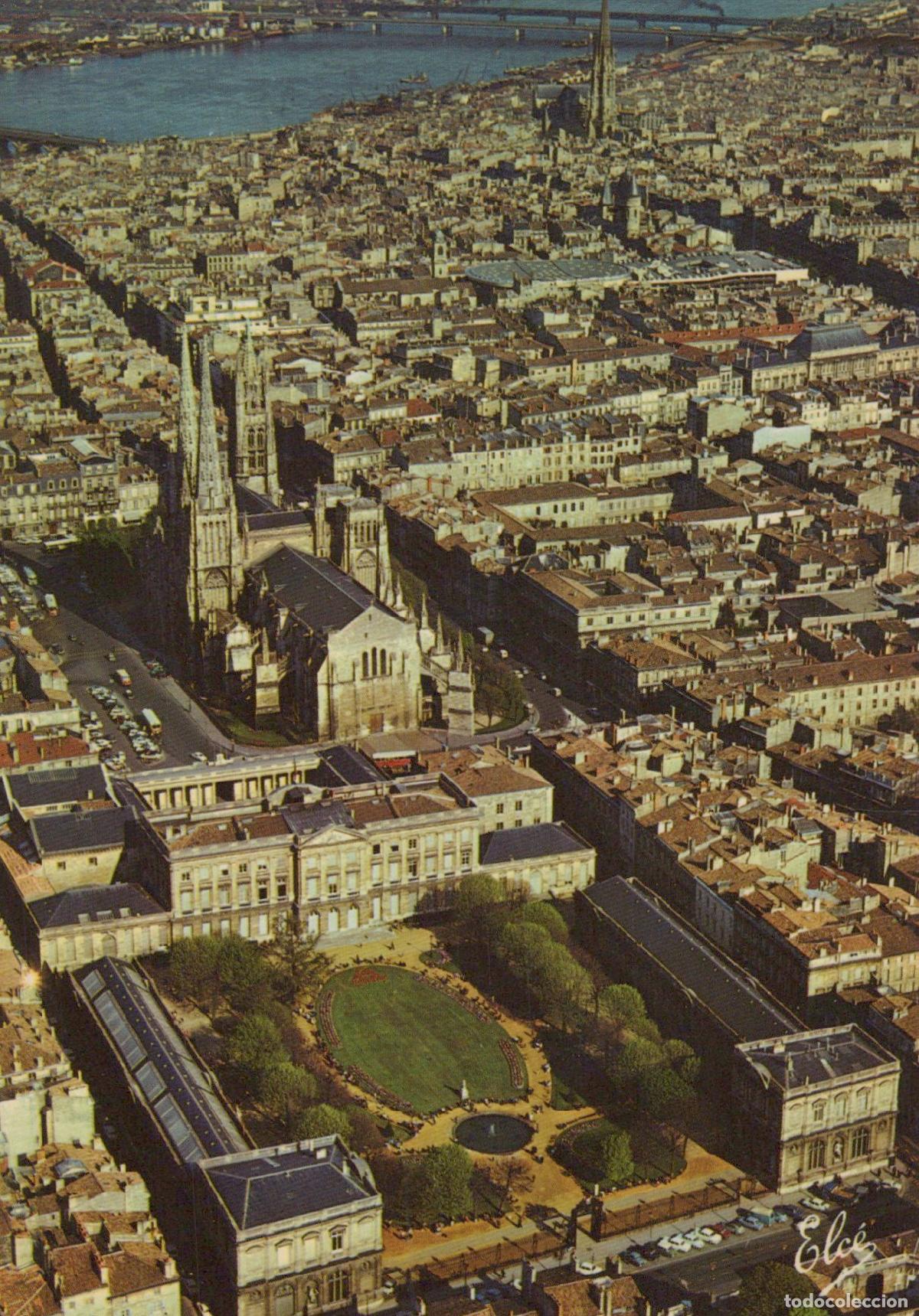 Postales: France Bordeaux Vue A&eacute;rienne Cath&eacute;drale Saint Andr&eacute; *YAG405