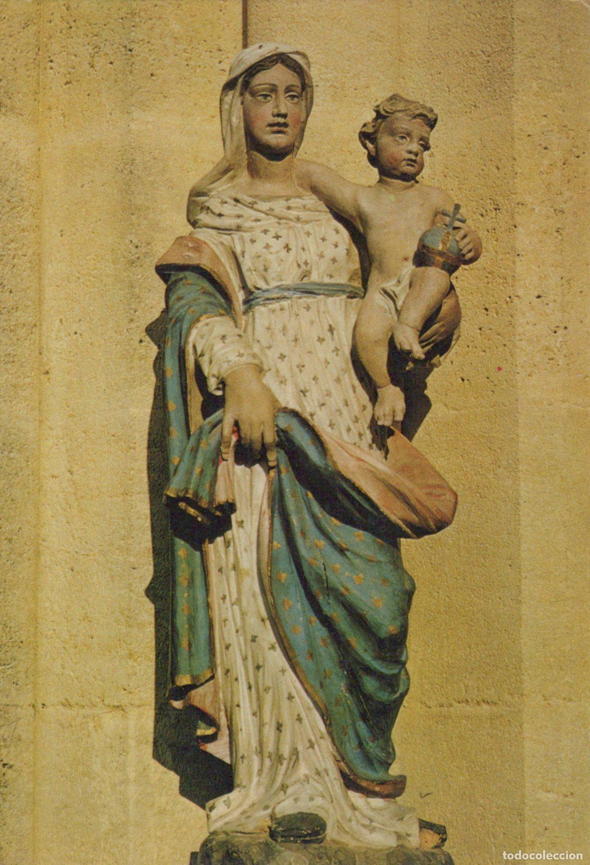 Postales: France Blasimon Vierge &Agrave; L Enfant Sculpture Unposted *YAG425