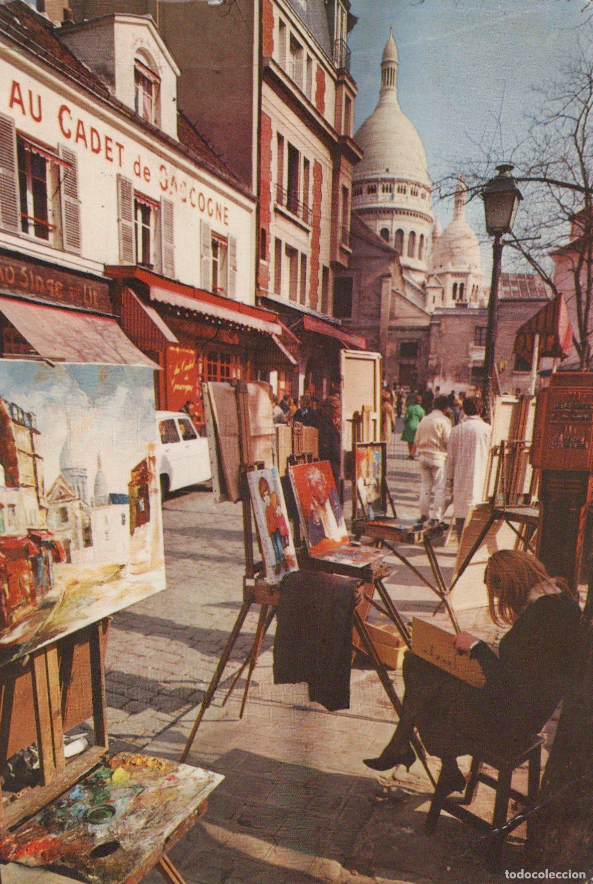 Postales: France Paris &Icirc;le de Montmartre Artistes Sacr&eacute; C&oelig;ur *YAG423