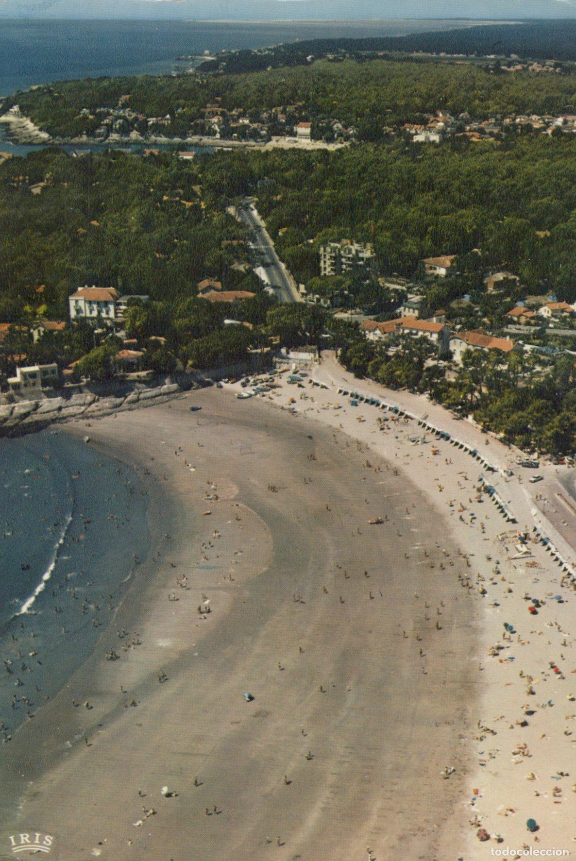 Postales: France Nauzan Plage de et Baie de Bonne Anse Vue A&eacute;rienne Post&eacute;e *YAG261