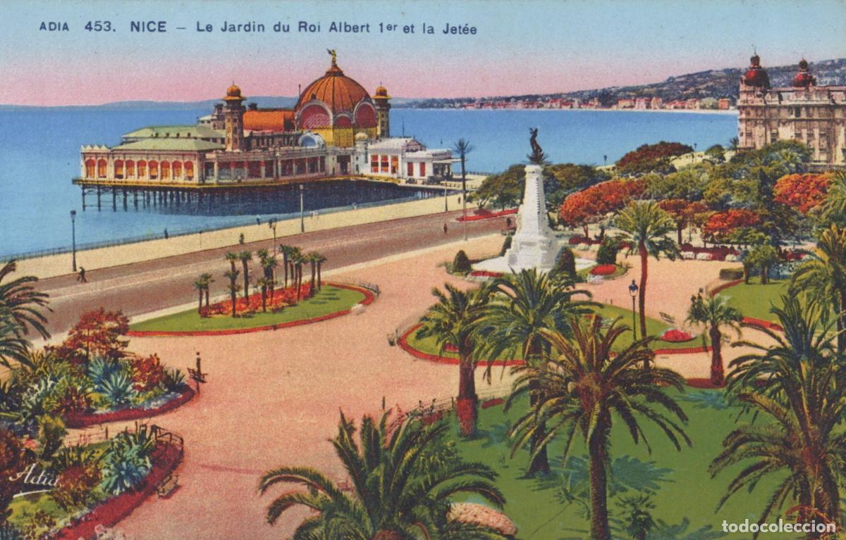 Cartoline: France Nice Jardin Albert 1er Jet&eacute;e Promenade Post&eacute;e *YAG464