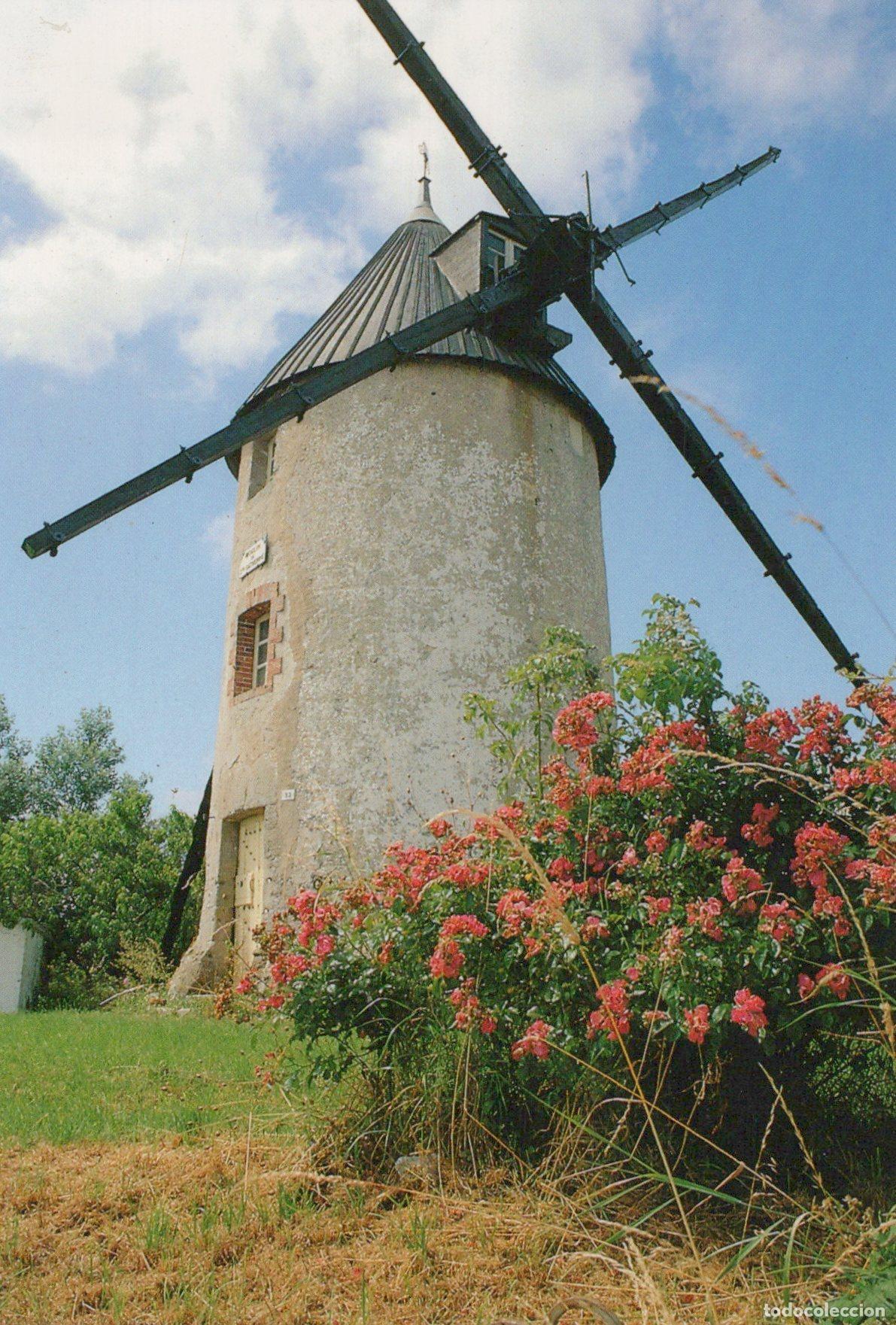 Postais: France Beauvoir sur Mer Moulin &Agrave; Vent Architecture Historique Unposted *YAG285