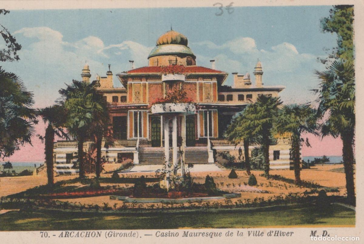 Postais: France Arcachon Casino Mauresque Ville D Hiver Architecture Unposted *YAG481