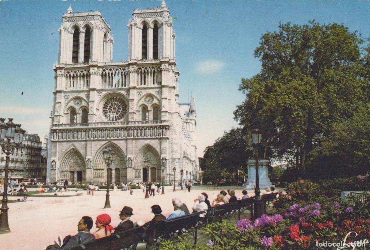 Cartes Postales: France Paris &Icirc;le de Cath&eacute;drale Notre Dame Architecture Gothique Unposted *YAG504