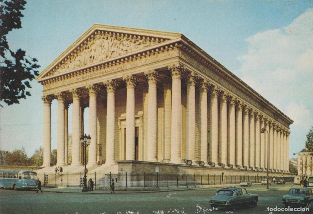 Postais: France Paris &Icirc;le de &Eacute;glise de la Madeleine Architecture N&eacute;o Unposted *YAG529