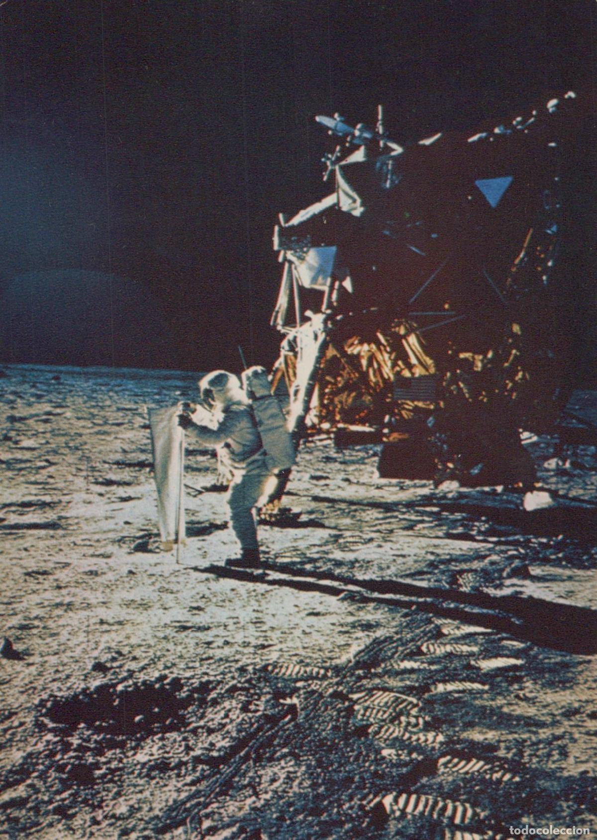 Postkarten: France Paris &Icirc;le de Conqu&ecirc;te Spatiale Apollo 11 Lune *YAG367