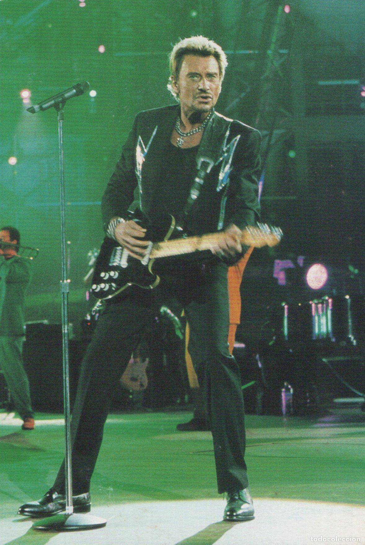 Postkarten: France Paris Johnny Hallyday Concert Stade de Rock Unposted *YAG559