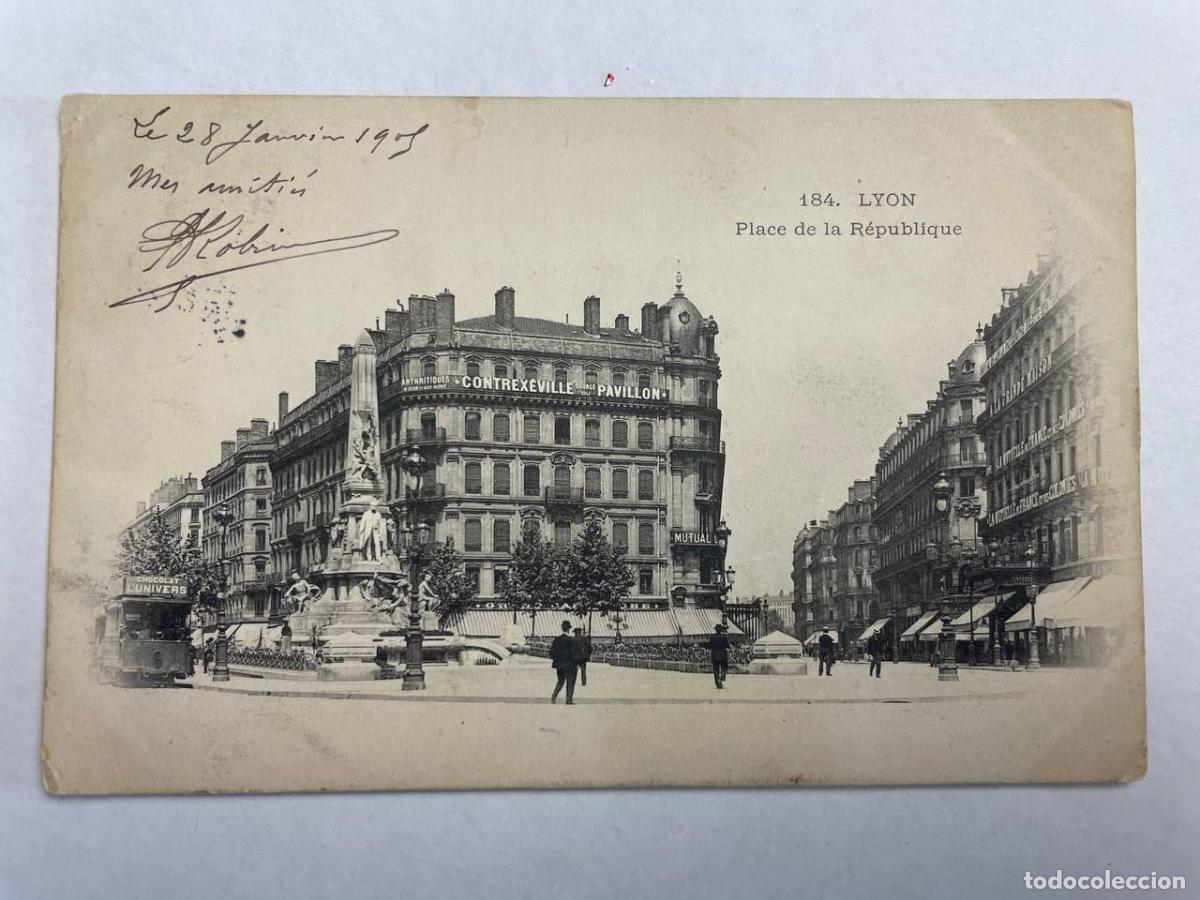 Postcards: France Lyon Place de la R&eacute;publique Architecture *YAG582