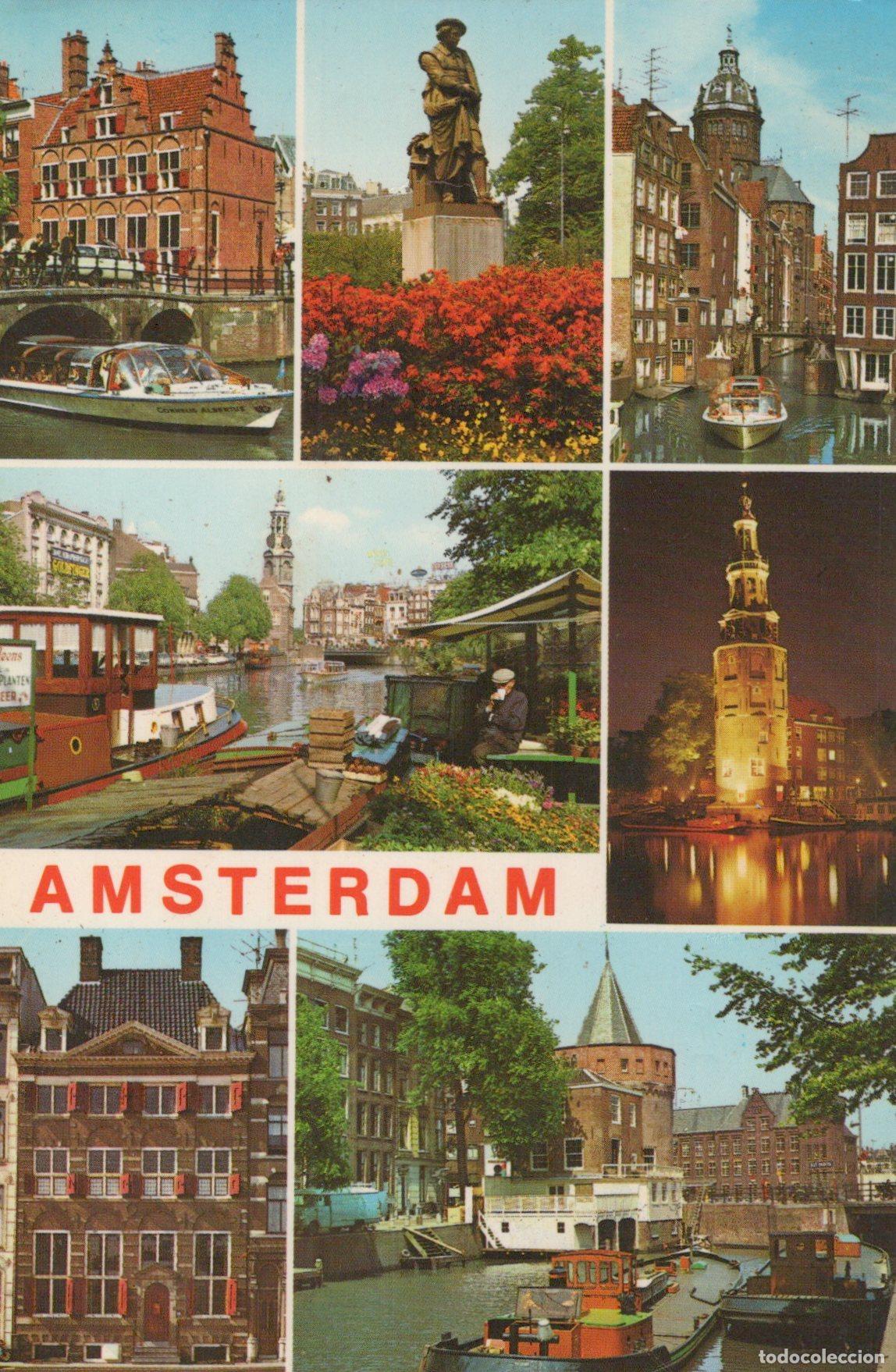 Postkarten: Nederland Amsterdam Diverse Stadsgezichten Grachten Architectuur *YAG355