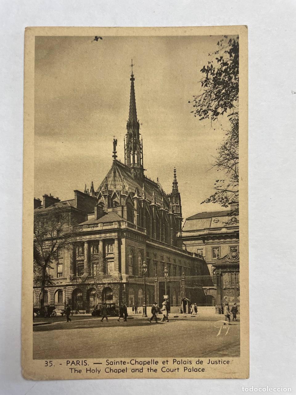 Cartes Postales: France Paris Sainte Chapelle et Palais Justice Gothique *YAG590