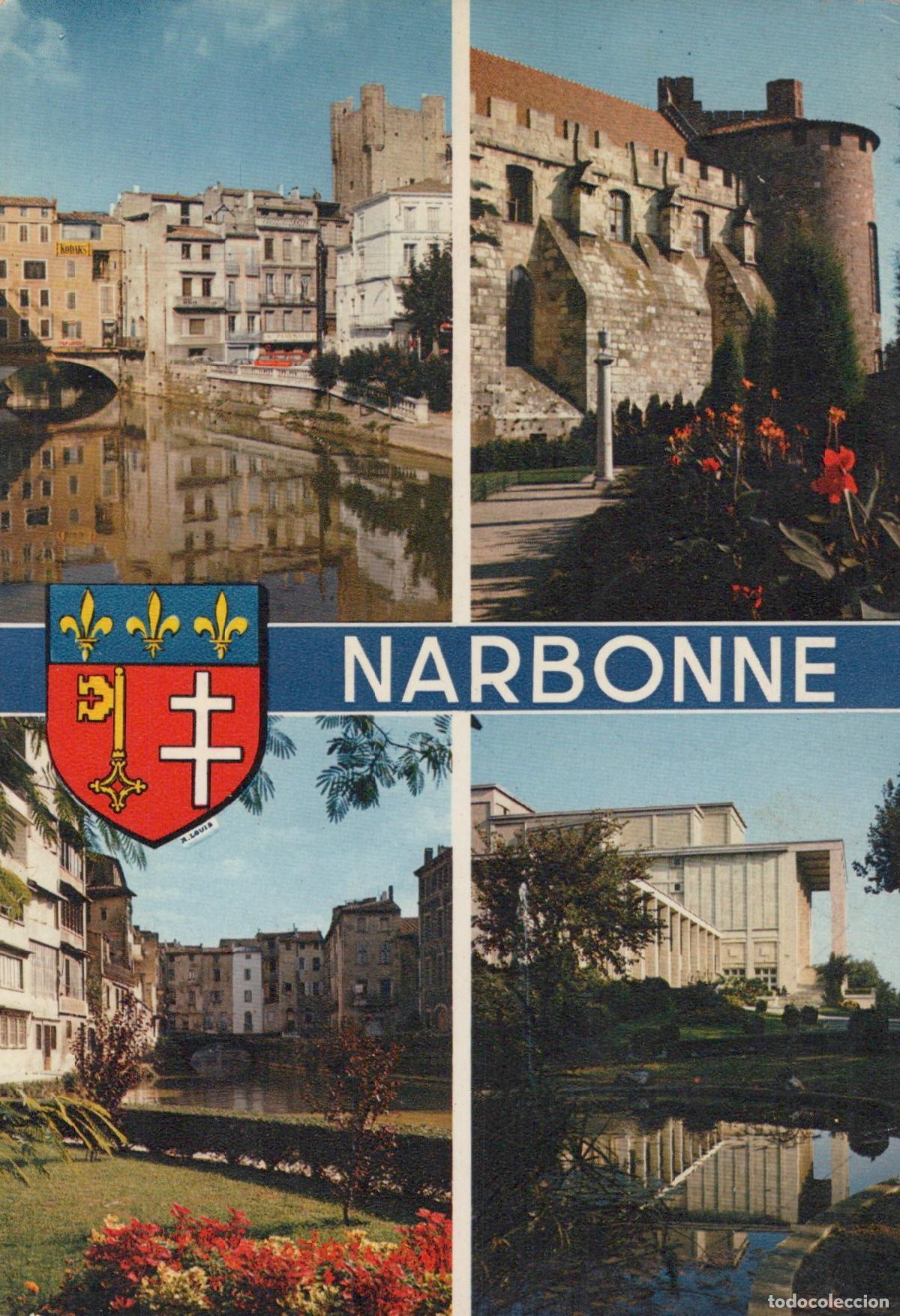Postkarten: France Narbonne Vues Multiples Architecture Canaux Post&eacute;e 1971 *YAG387