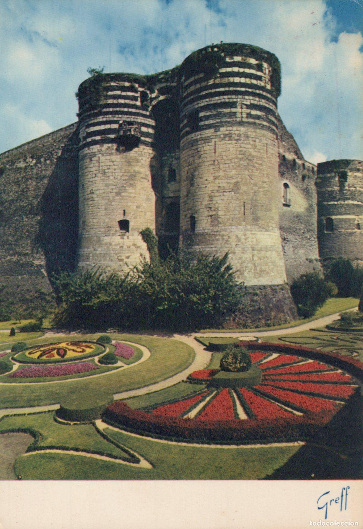 Postkarten: France Angers Ch&acirc;teau D Architecture et Jardins *YAG396
