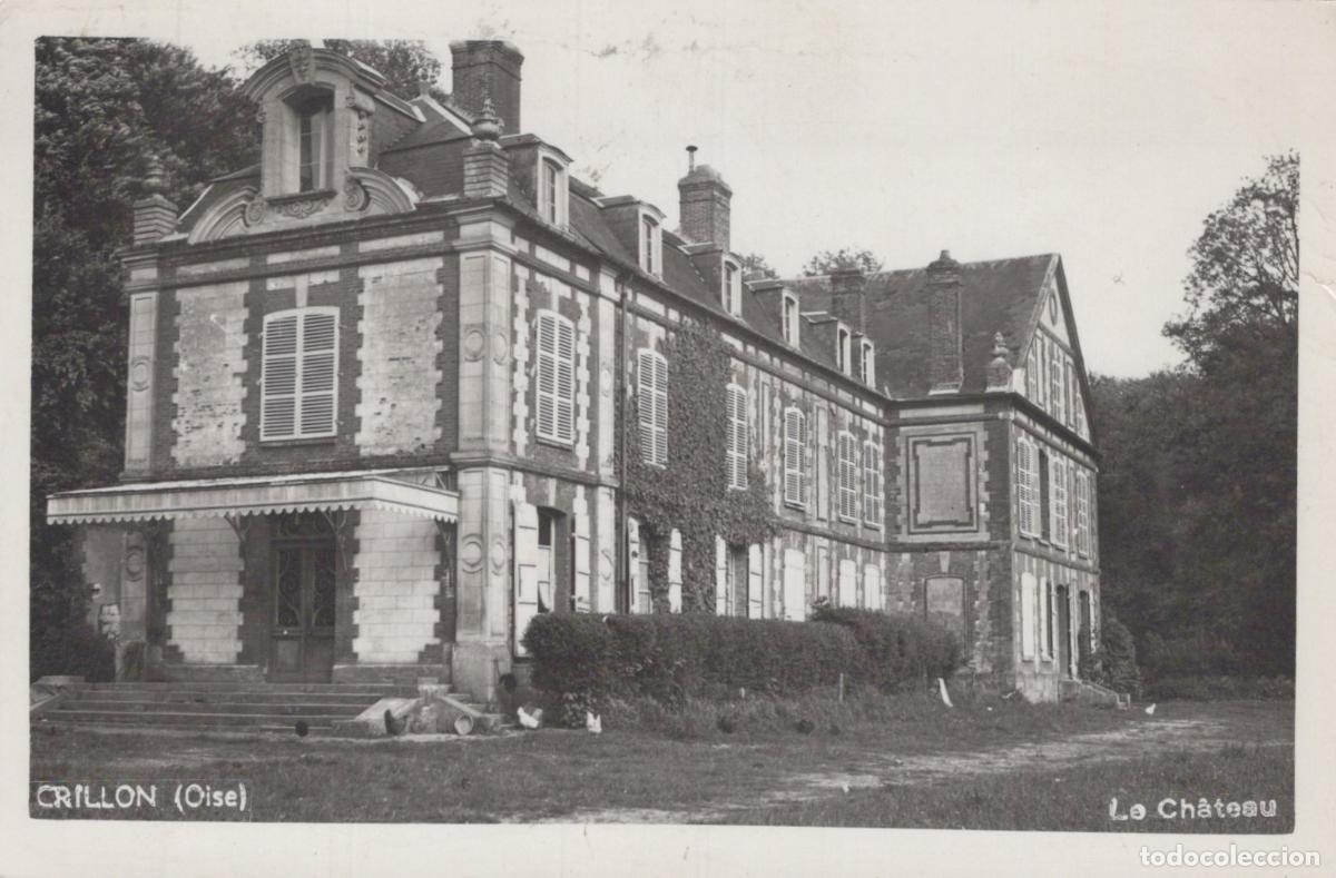 Cartoline: Crillon Oise Le Ch&acirc;teau Historic French Countryside Manor House *YAG665
