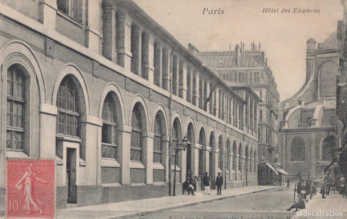 Cartoline: Paris H&ocirc;tel des Examens Street Scene Architectural View *YAG703