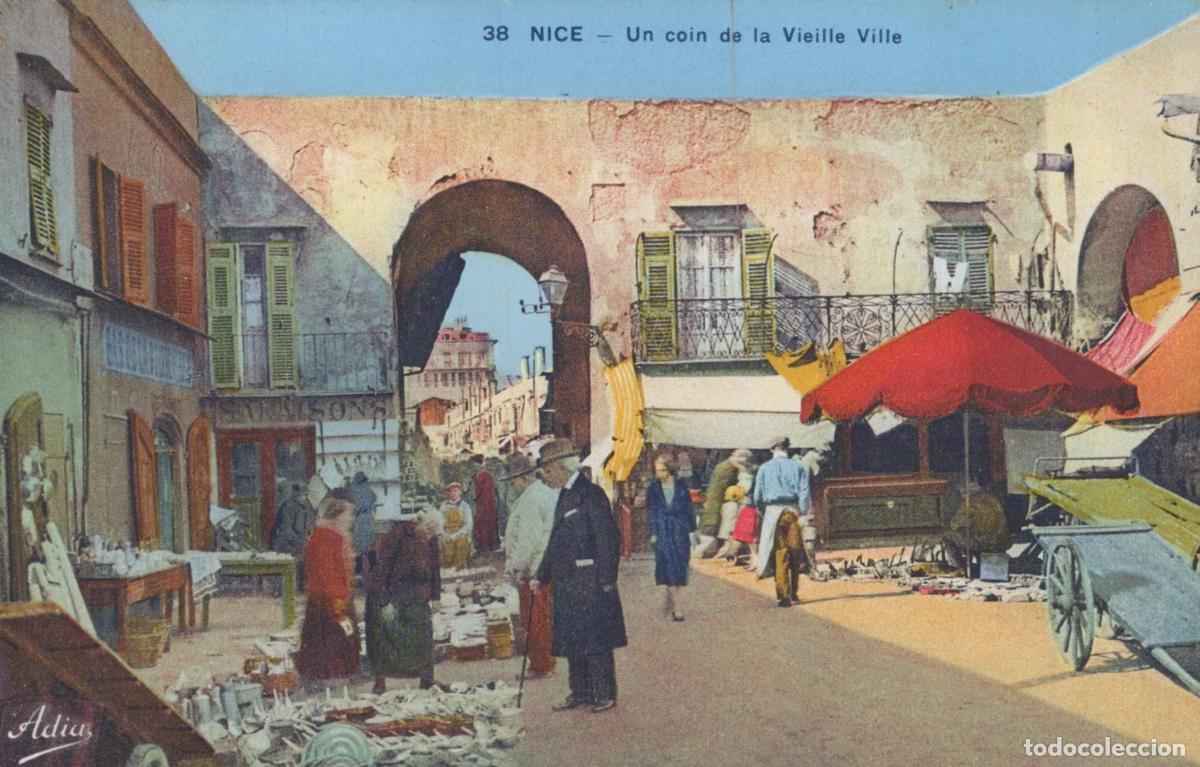 Postkarten: France Nice Sc&egrave;ne de March&eacute; Vieille Ville *YAG475