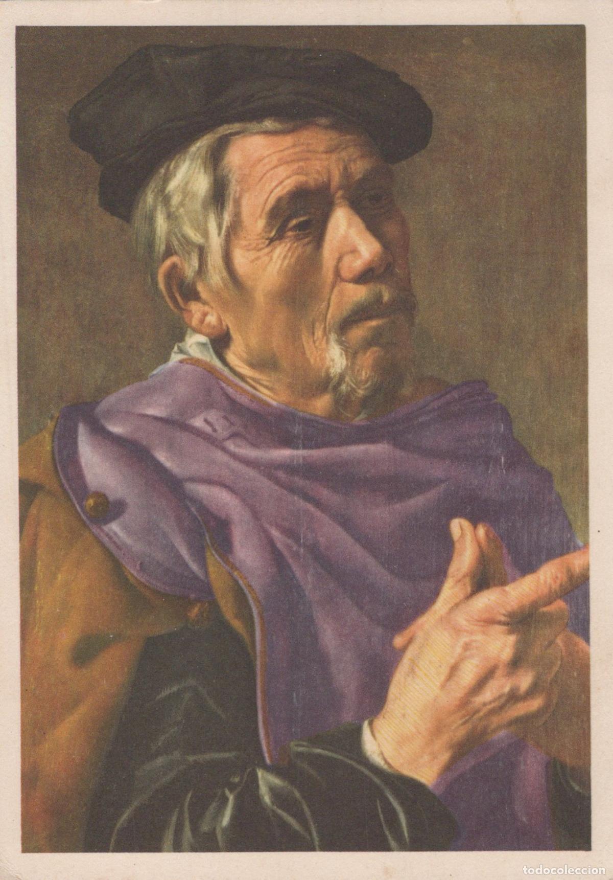 Postkarten: France Paris Louvre Peinture N&eacute;erlandaise Vieillard Unposted *YAG451