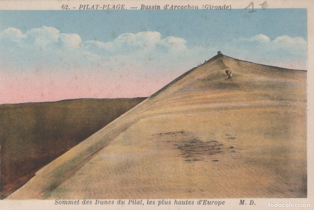 Postkarten: France Arcachon Dune du Pilat Sommet D Europe Paysage Unposted *YAG490