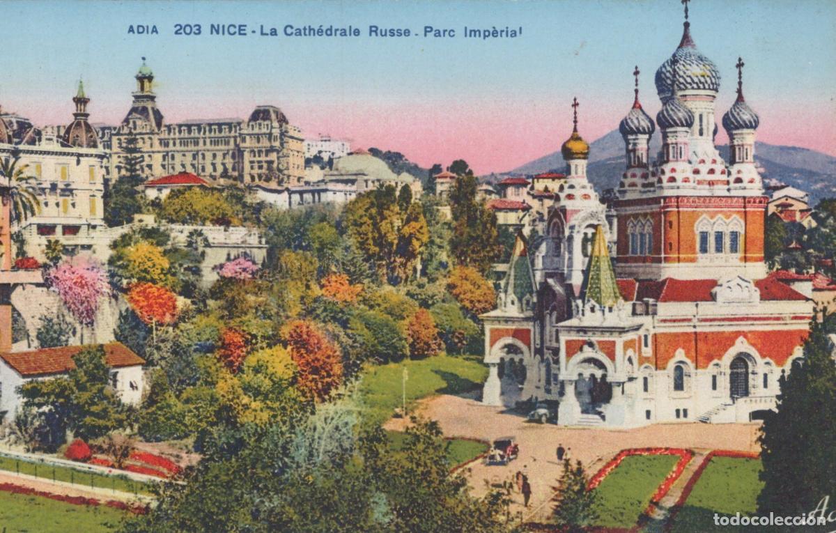 Postkarten: France Nice P A C D Azur Cath&eacute;drale Russe Parc Imp&eacute;rial Architecture *YAG467