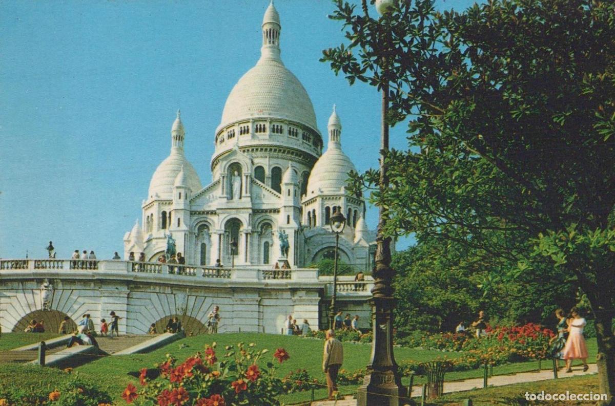 Postkarten: France Paris &Icirc;le de Sacr&eacute; C&oelig;ur Montmartre Architecture Religieuse *YAG500