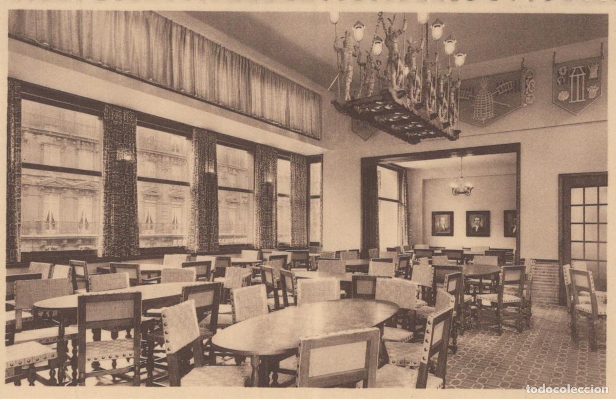 Postkarten: Brussels, Belgium, Brasserie Aux Armes des Brasseurs Interior Dining *YAG776