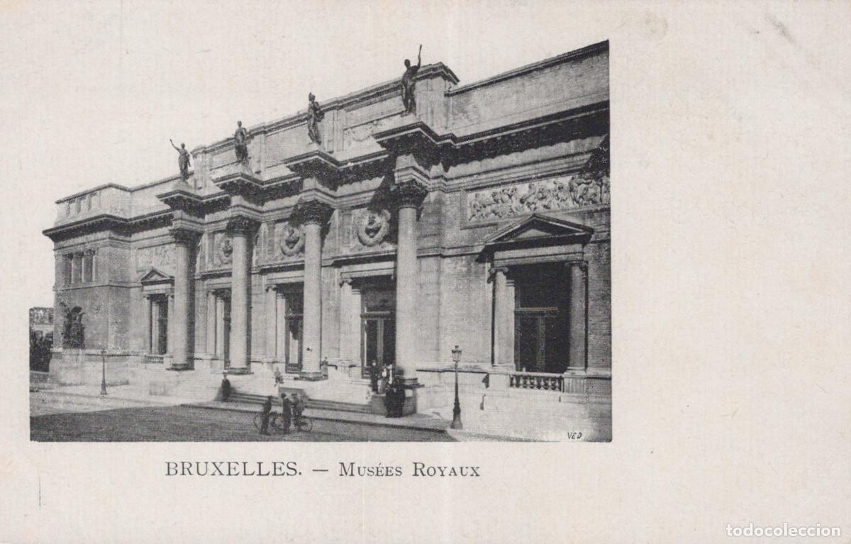 Cartoline: Brussels Royal Museums Neoclassical Architecture Building City View *YAG779