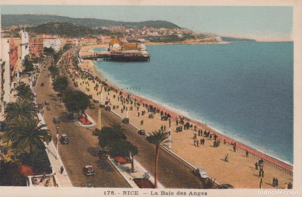 Cartoline: France Nice Paca Baie des Anges Promenade des Anglais Panoramique *YAG492