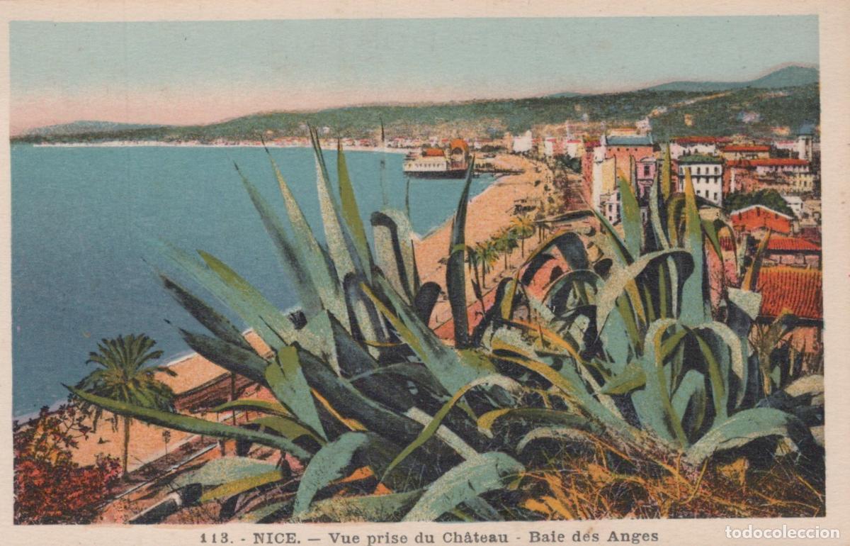 Cartoline: France Nice Baie des Anges Vue du Ch&acirc;teau *YAG493