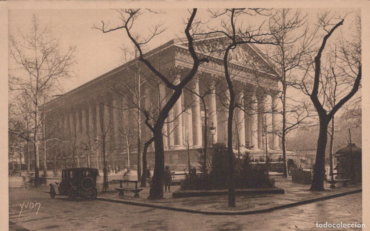Postkarten: Paris &Eacute;glise de la Madeleine Neoclassical Church Architecture Street *YAG824