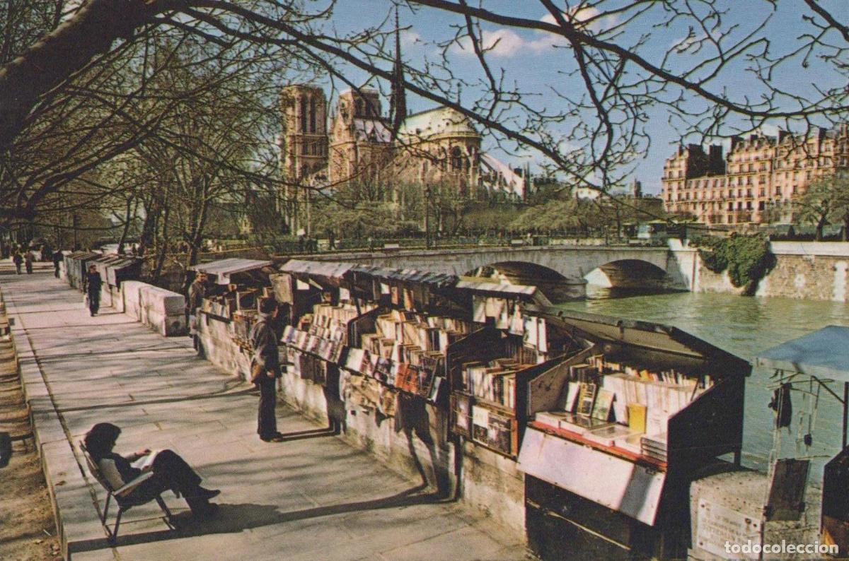 Postkarten: France Paris &Icirc;le de Notre Dame Bouquinistes Seine Unposted *YAG512