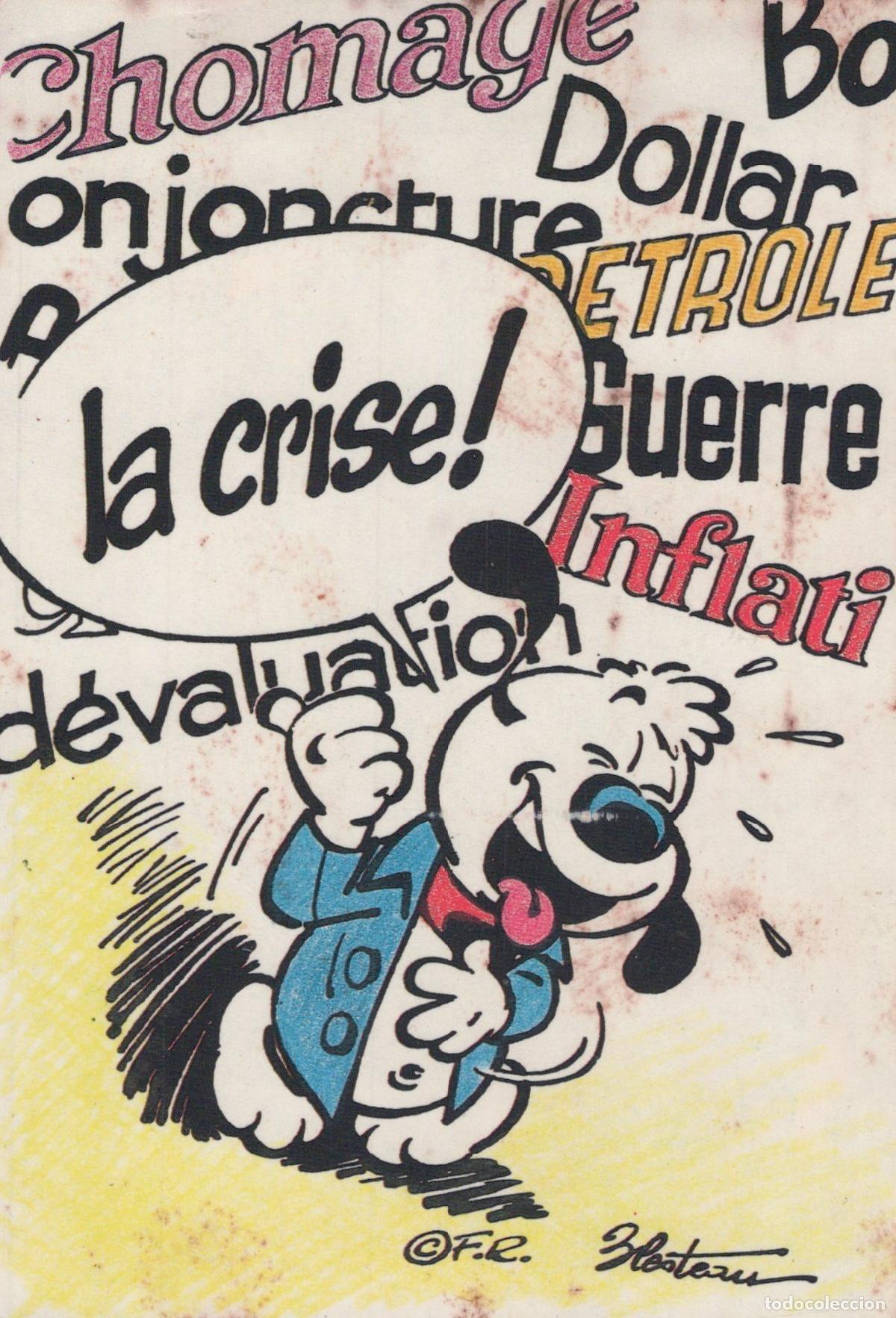 Postkarten: France Agde Caricature Satirique Crise &Eacute;conomique Blesteau *YAG555