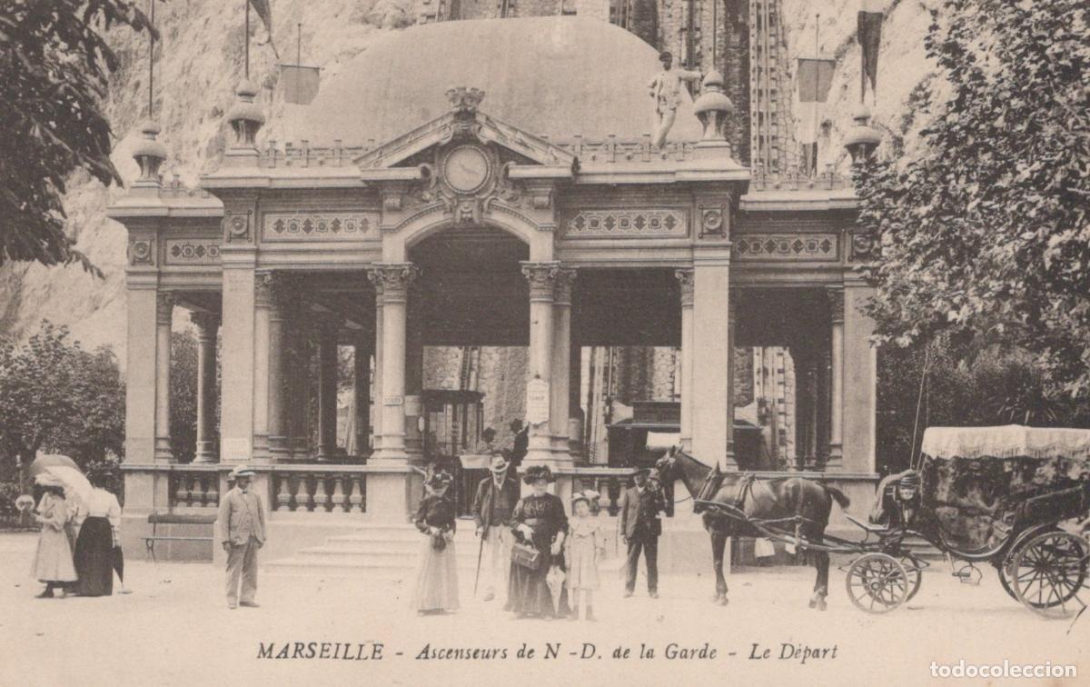 Postkarten: France Marseille Ascenseurs Notre Dame de la Garde Architecture *YAG832