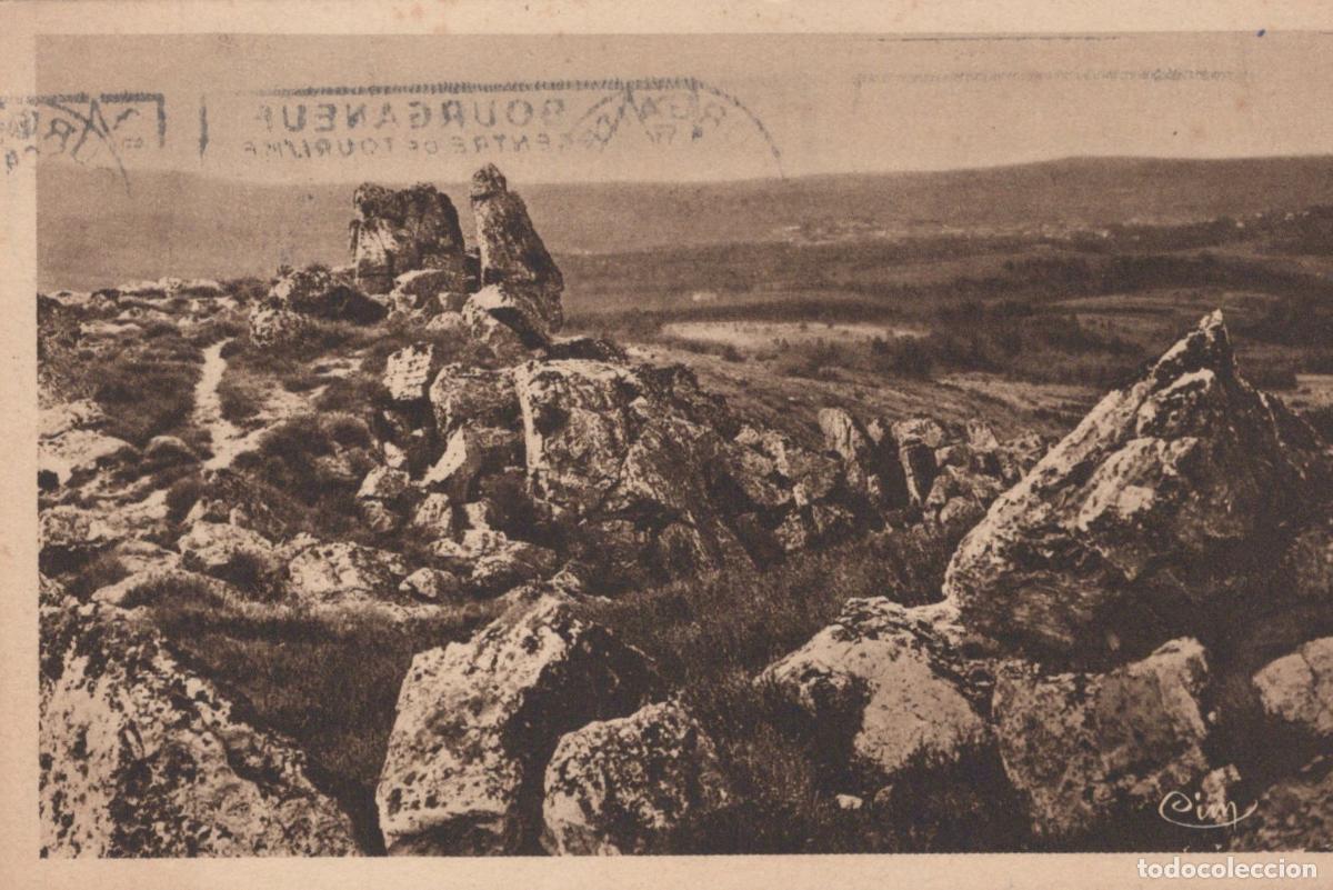 Postkarten: Bourganeuf, Creuse, Roches de Mazuras Landscape View, France *YAG868