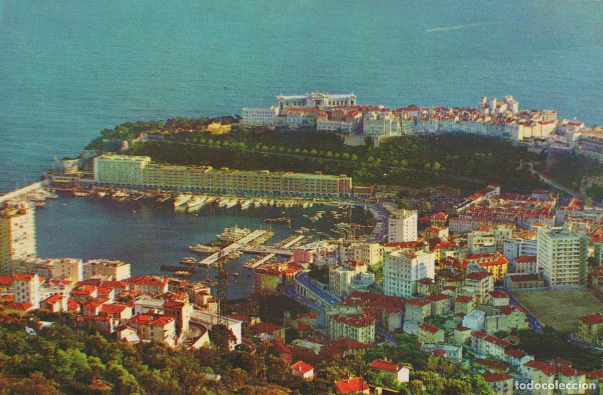 Postkarten: Monaco Monaco Vue Panoramique du Rocher Port Hercule et Quai Unposted *YAG523