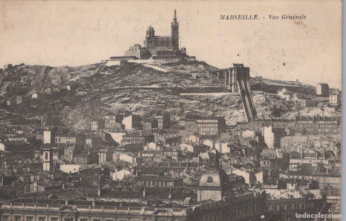 Postkarten: France Marseille Vue G&eacute;n&eacute;rale Basilique Notre Dame de la Garde *YAG837
