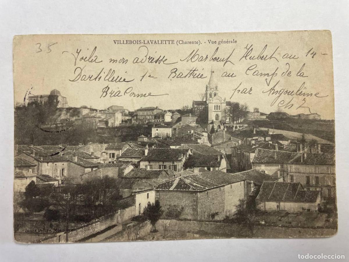 Postkarten: France Villebois Lavalette Vue G&eacute;n&eacute;rale du Village Avec &Eacute;glise *YAG565