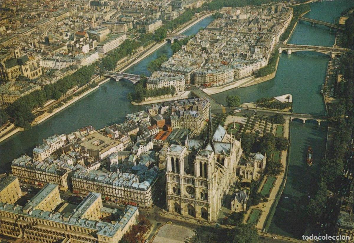 Postkarten: France Paris &Icirc;le de Notre Dame &Icirc;le de la Cit&eacute; Seine Unposted *YAG533