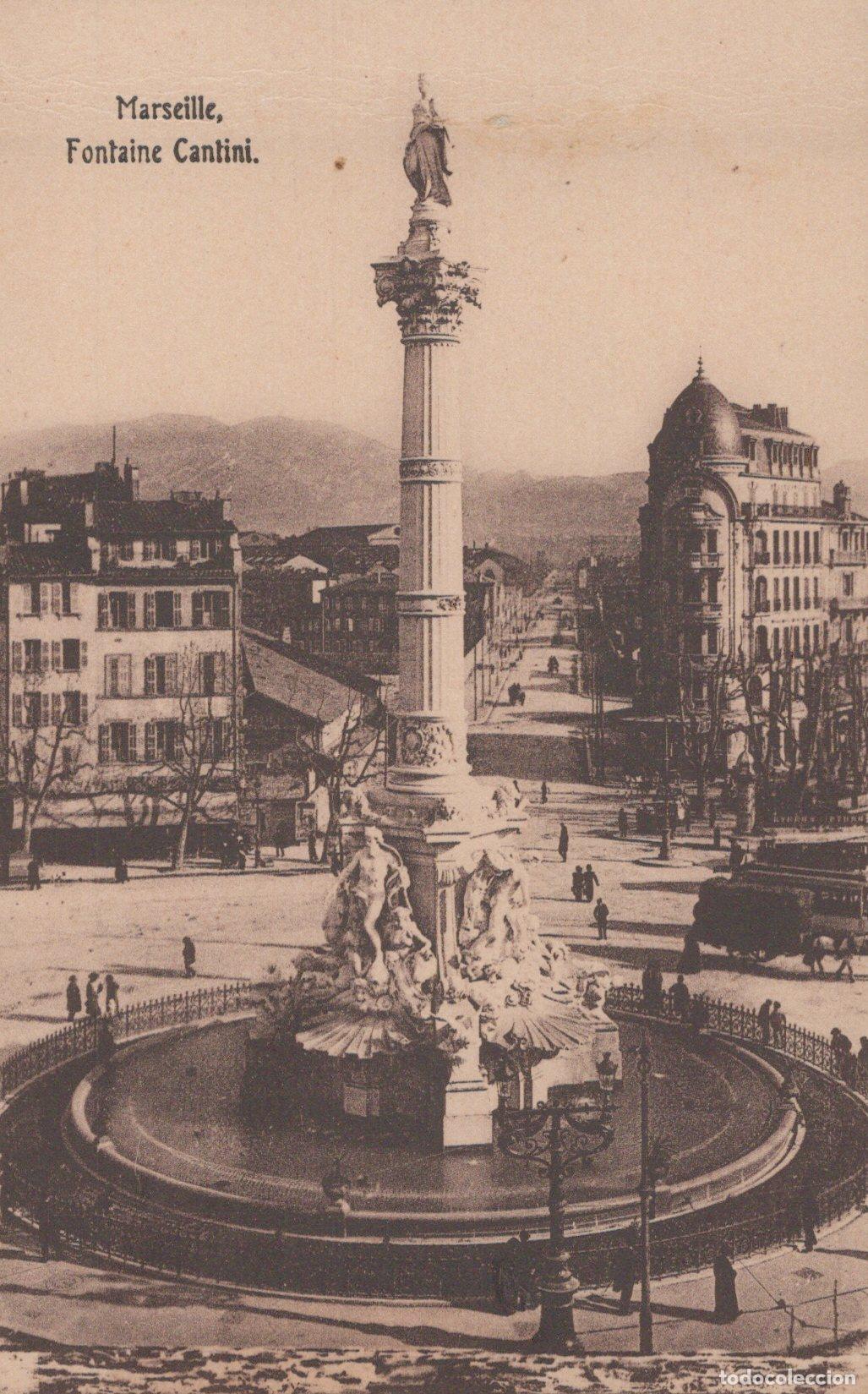 Postkarten: France Marseille Fontaine Cantini Monument Historique Unposted *YAG888