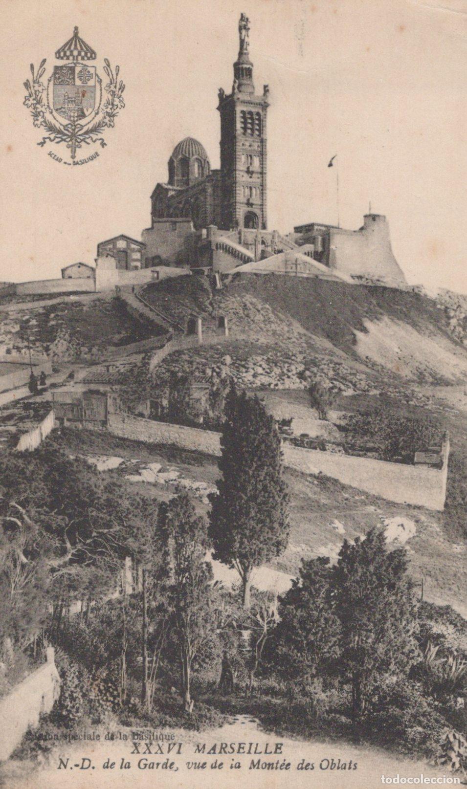 Postkarten: France Marseille Basilique Notre Dame de la Garde Architecture Paysage *YAG893