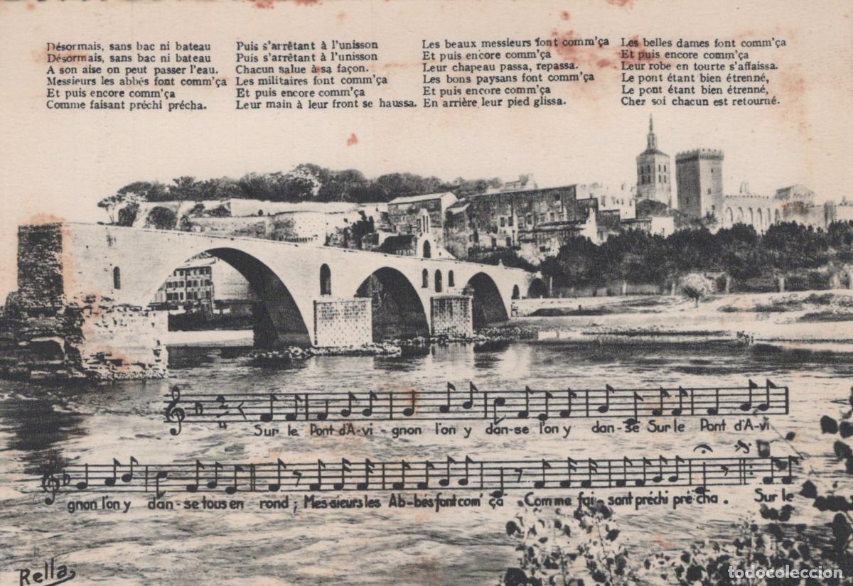 Postkarten: France Avignon Pont Saint B&eacute;n&eacute;zet Architecture M&eacute;di&eacute;vale Unposted *YAG538