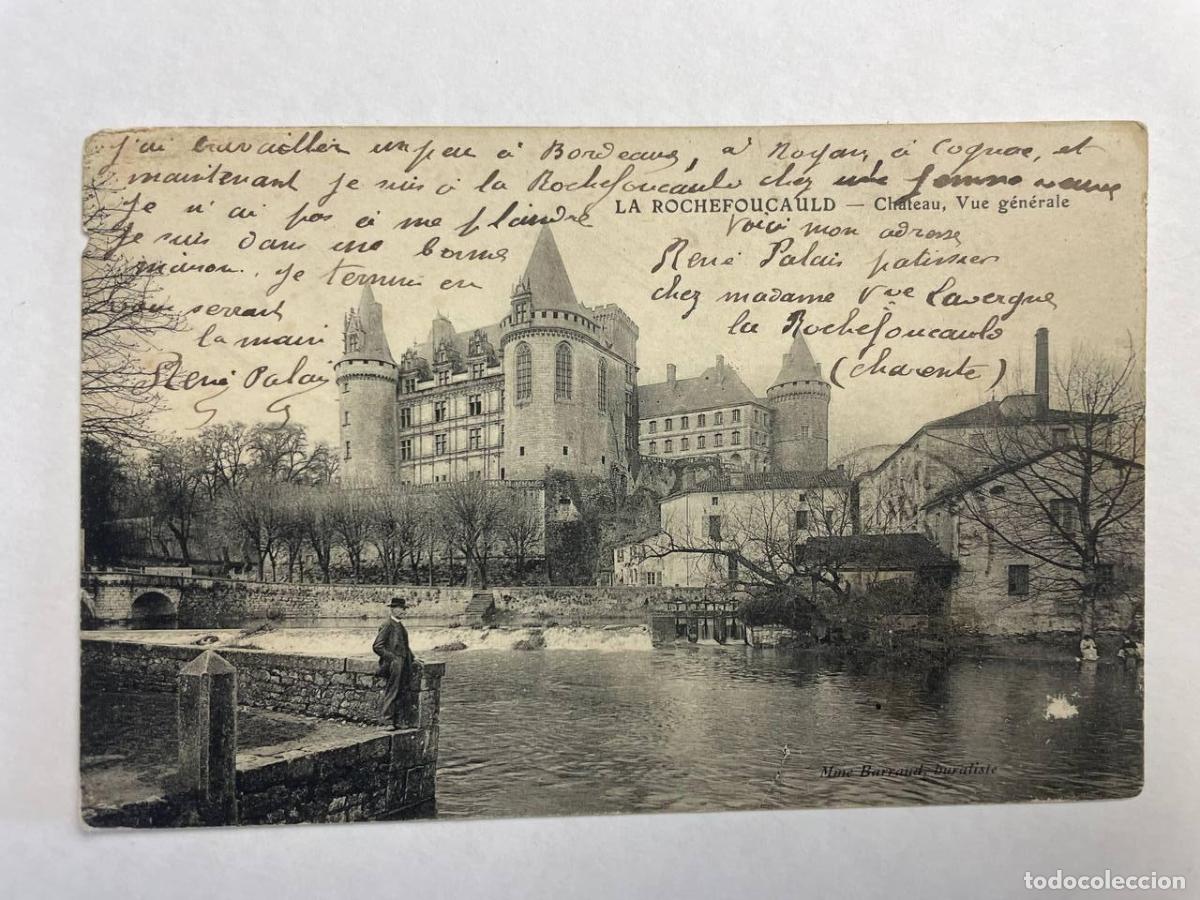 Postkarten: France La Rochefoucauld Ch&acirc;teau Moulin P&ecirc;cheur *YAG576