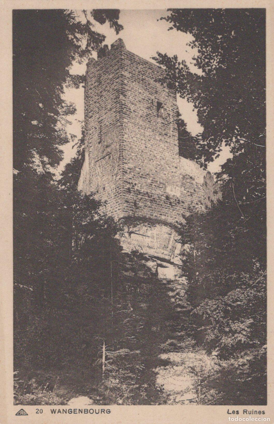 Postcards: France Wangenbourg Ruines Ch&acirc;teau Architecture Paysage Unposted *YAG925