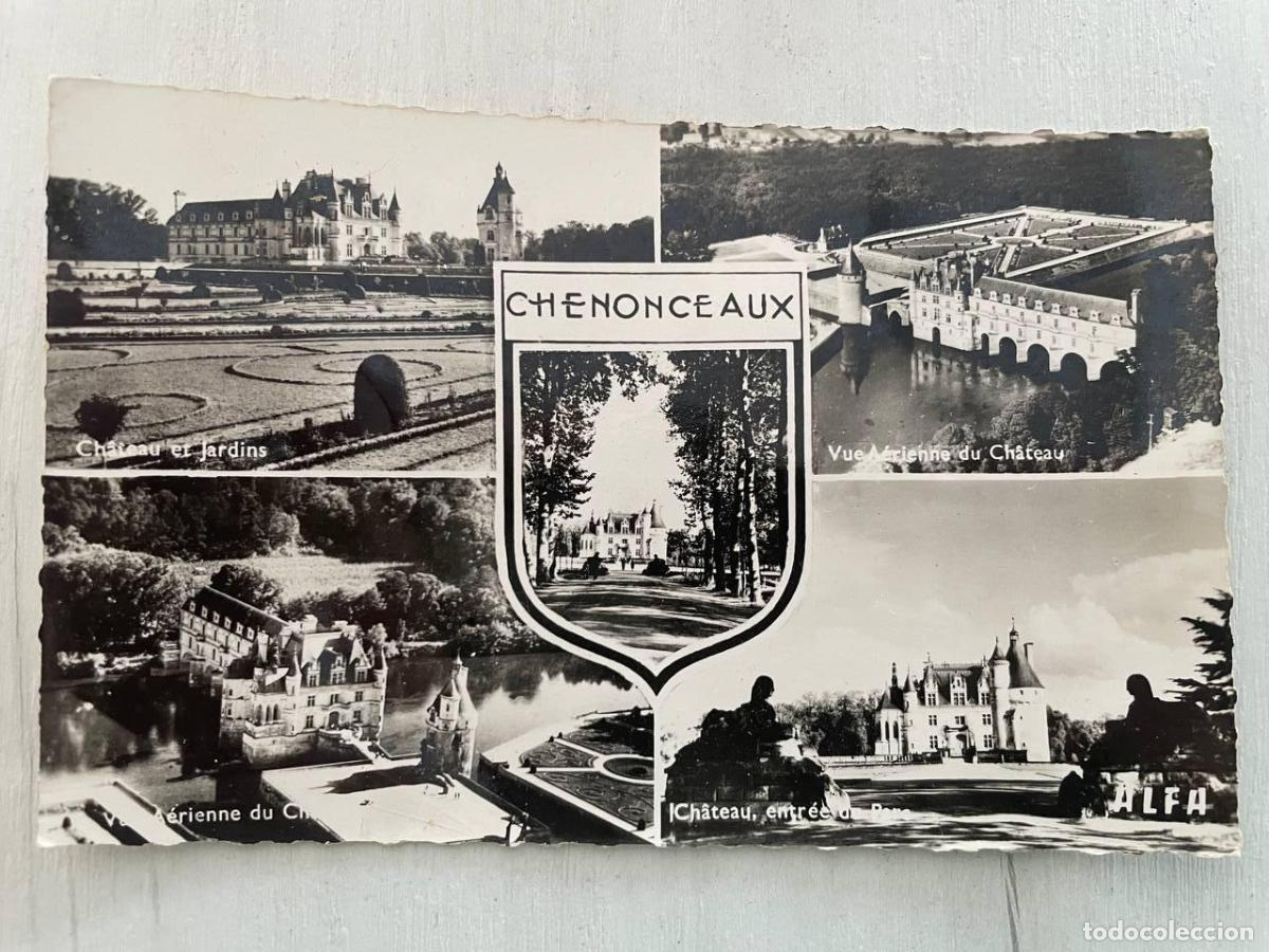 Postcards: France Chenonceaux Ch&acirc;teau Chenonceau Vues Multiples Unposted *YAG562