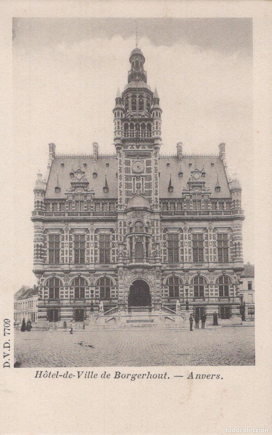 Cartoline: Borgerhout Town Hall, Antwerp, Belgium, Neo-Renaissance Architecture *YAG901