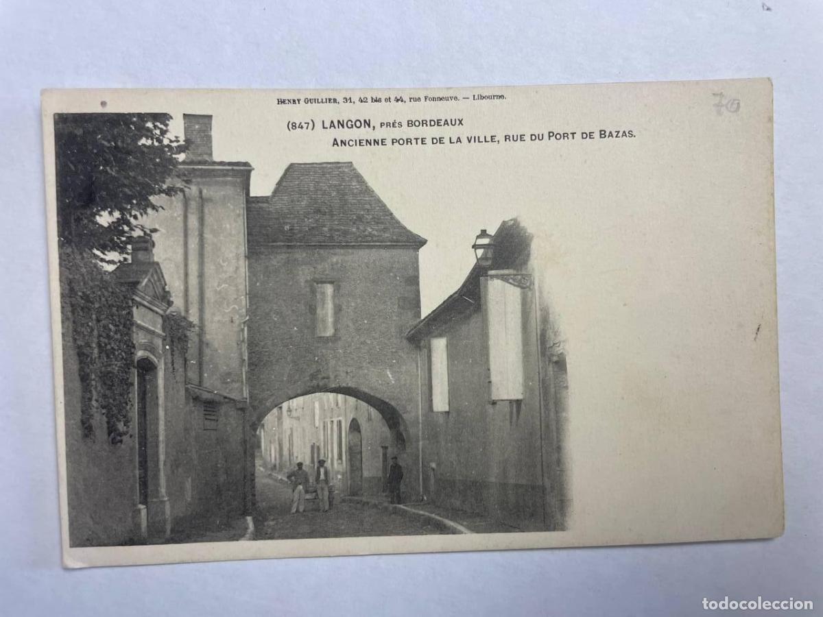 Cartoline: France Langon Ancienne Porte de la Ville Architecture *YAG578