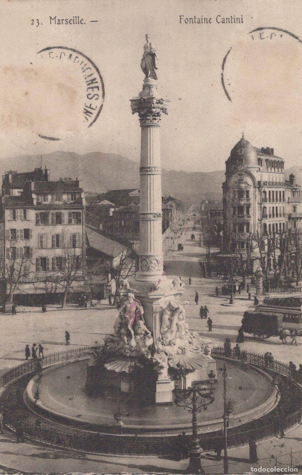 Cartoline: France Marseille Fontaine Cantini Monument Historique *YAG920
