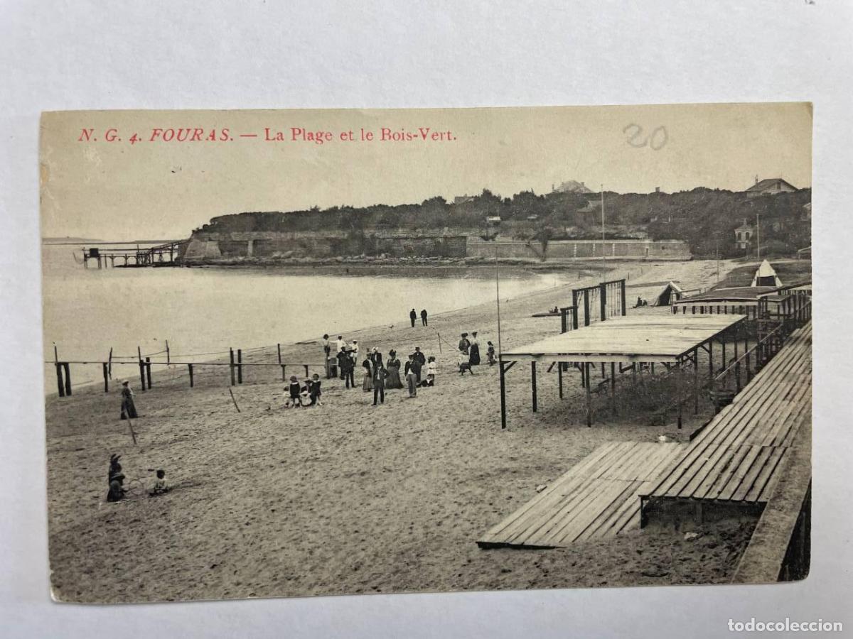 Cartoline: France Fouras La Plage et le Bois Vert Sc&egrave;ne Plage *YAG579