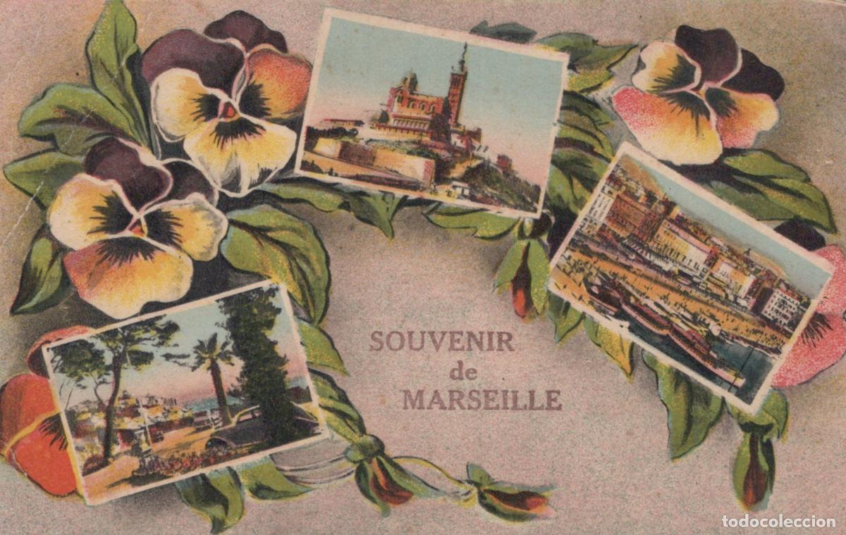 Cartoline: France Marseille Vues Multiples Souvenir Oblit&eacute;r&eacute; *YAG970
