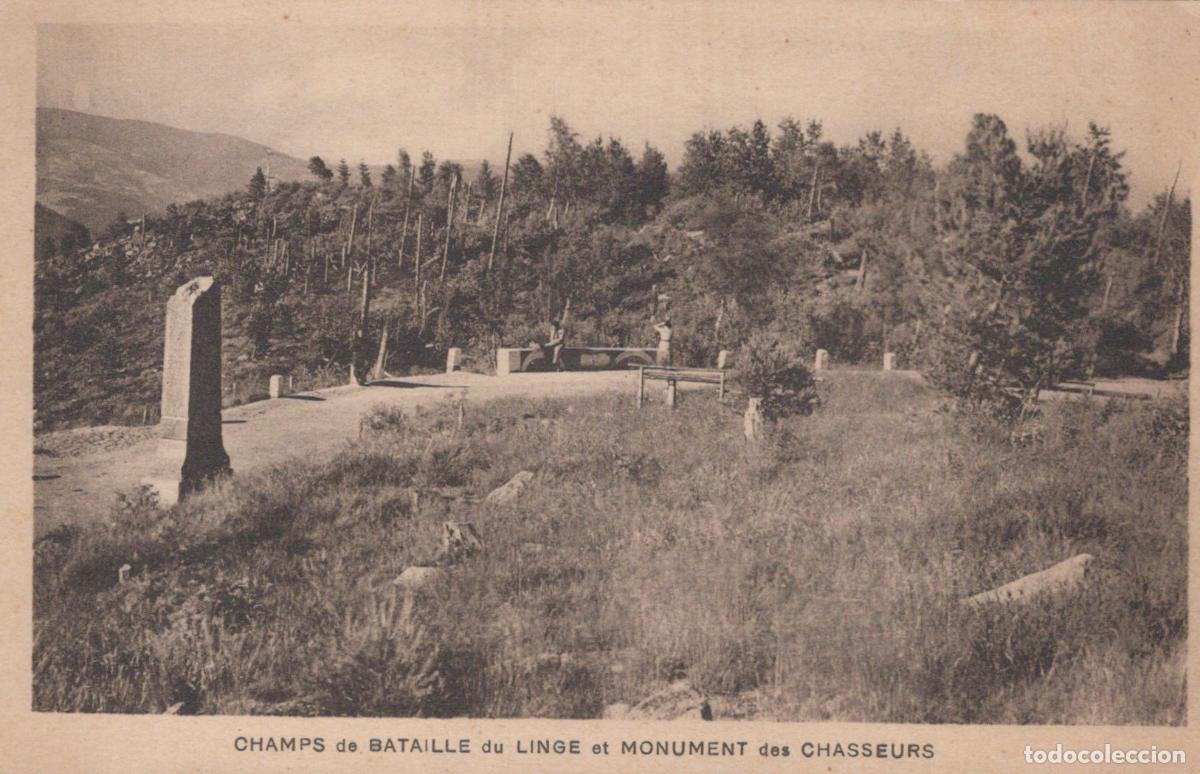 Postais: Champs de Bataille du Linge, Monument des Chasseurs, Vosges Mountains *YAG641